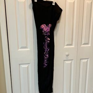 Embellished Black Leggings